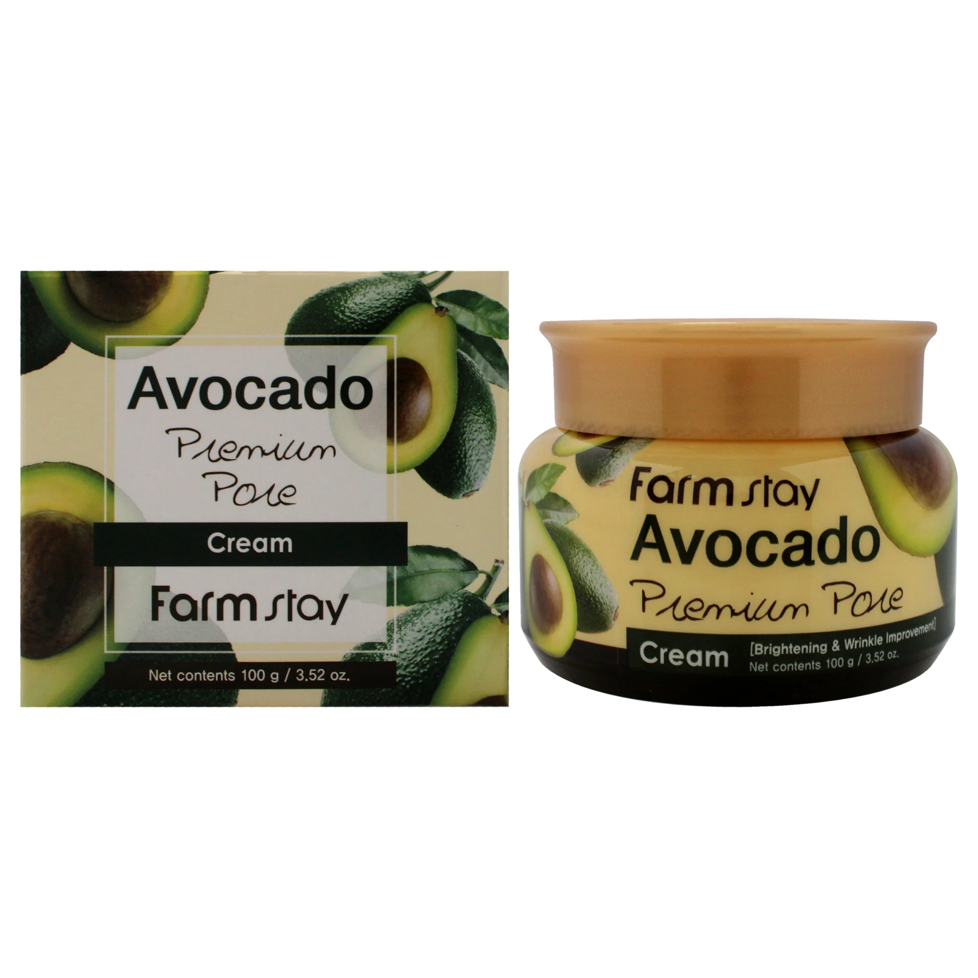 Avocado Premiun Pore Cream by FarmStay for Women - 3.5 oz Cream - Olabens