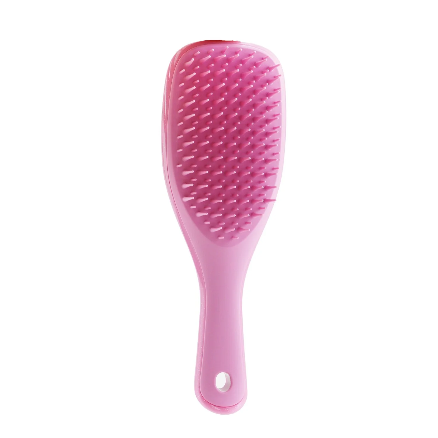 Tangle Teezer The Wet Detangling Mini Hair Brush - # Baby Pink Sparkle (Travel Size)  1pc - Olabens