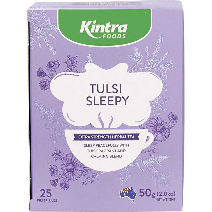 Kintra Foods Herbal Tea Bags Tulsi Sleepy 25pk - Olabens