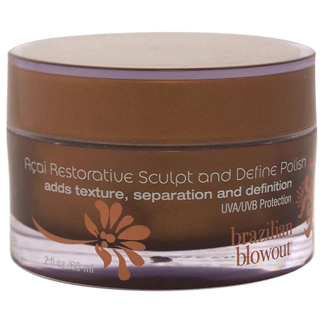 Brazilian Blowout Acai Restorative Sculpt And Define Polish by Brazilian Blowout for Unisex - 2 oz Cream - Olabens
