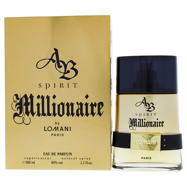Lomani AB Spirit Millionaire by Lomani for Men - 3.3 oz EDP Spray - Olabens