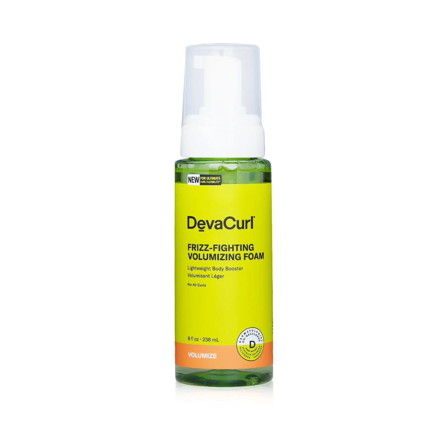 DevaCurl Frizz-Fighting Volumizing Foam (Lightweight Body Booster, For All Curls)  236ml/8oz - Olabens