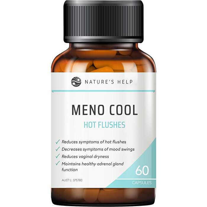 Nature's Help Meno Cool Hot Flushes Capsules 60 Caps - Olabens