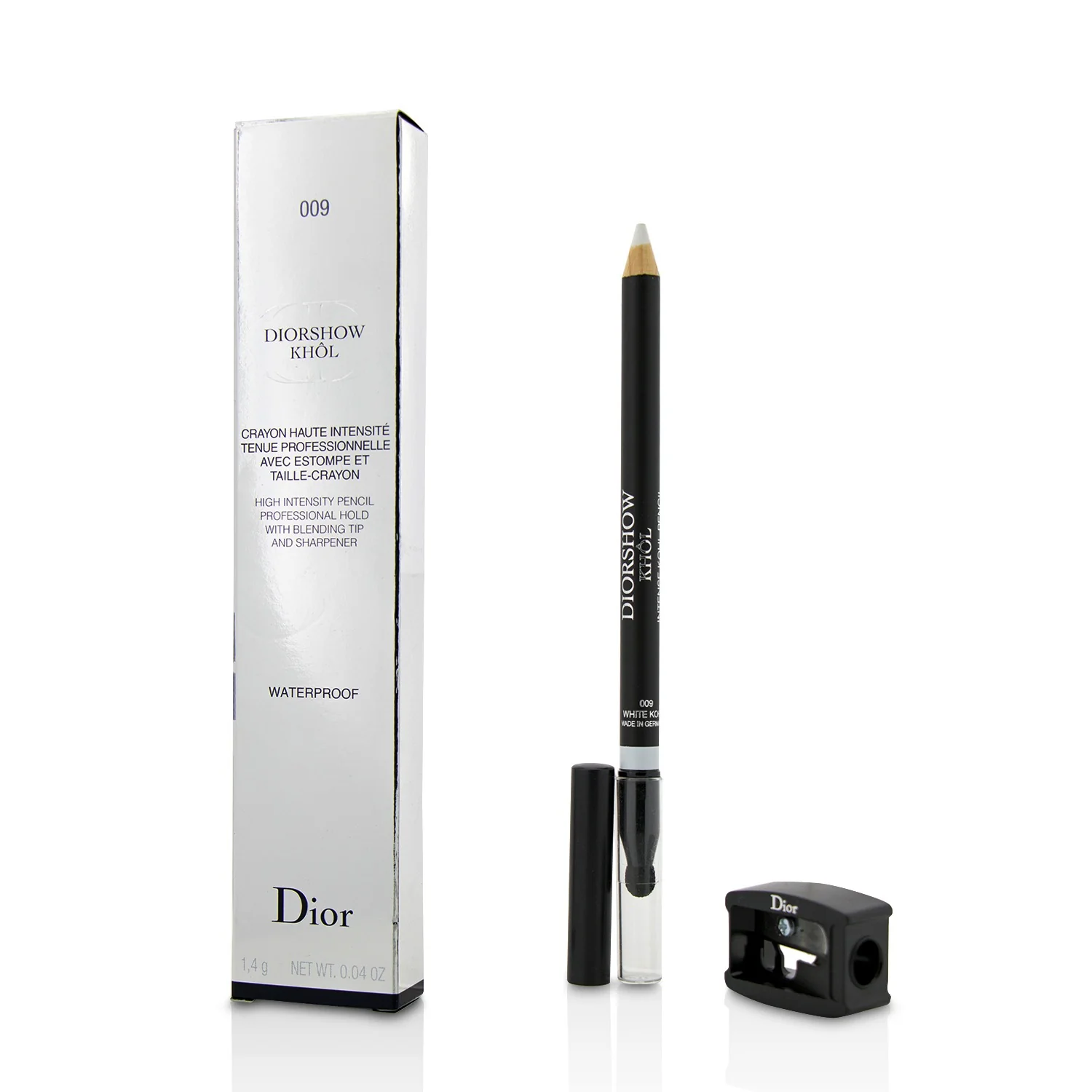 Christian Dior Diorshow Khol Pencil Waterproof With Sharpener - # 009 White Khol  1.4g/0.04oz - Olabens