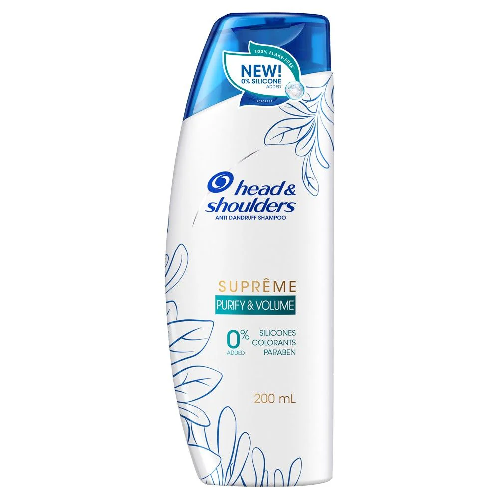 Head & Shoulders Supreme Purify & Volume Anti Dandruff Shampoo 200ml - Olabens