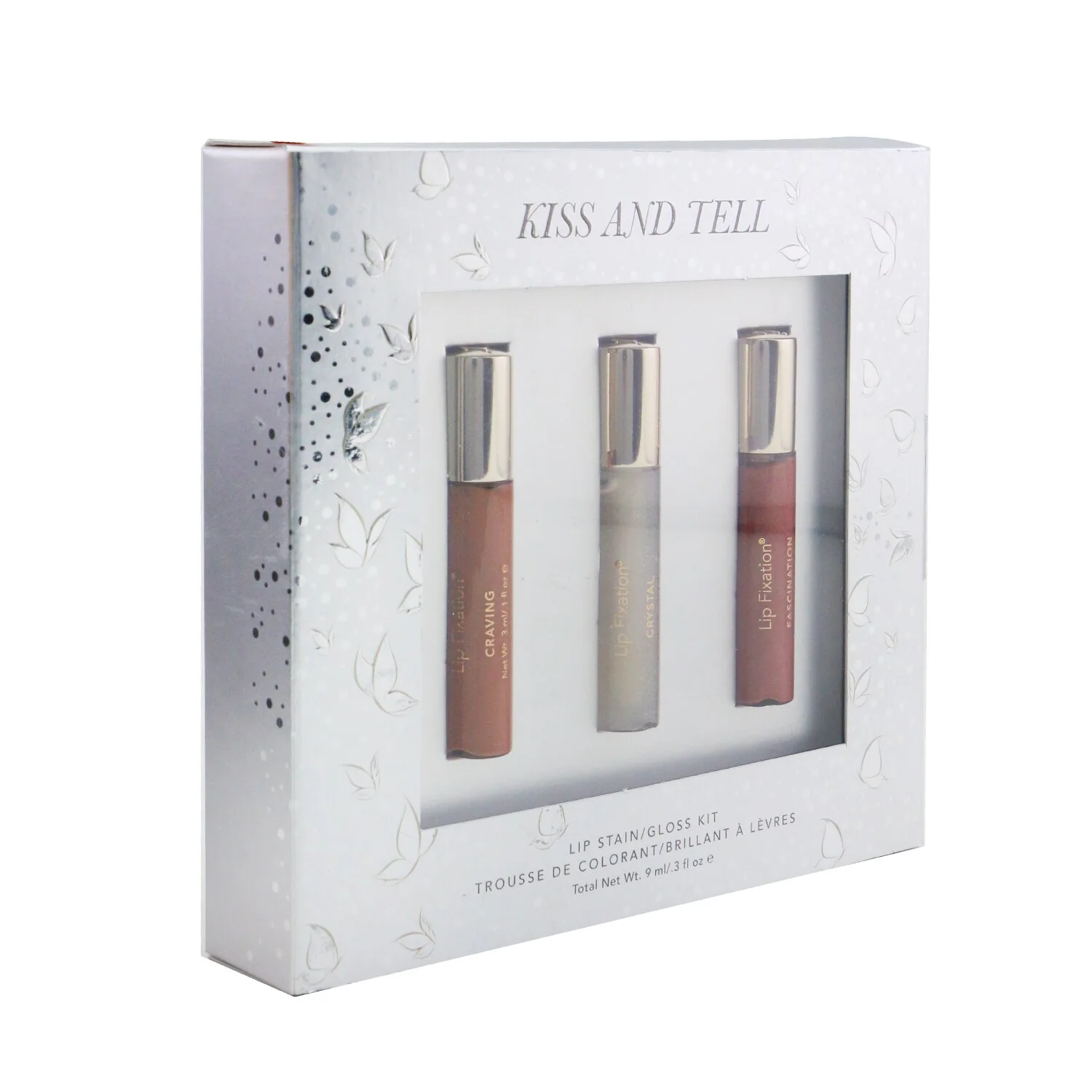 Jane Iredale Kiss & Tell Lip Stain/Gloss Kit  9ml/0.3oz - Olabens