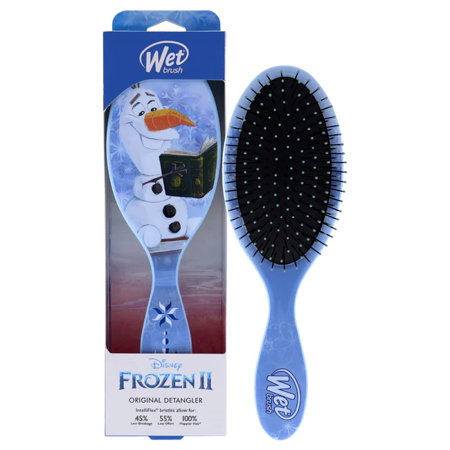 Wet Brush Original Detangler Disney Frozen 2 Brush - Olaf by Wet Brush for Unisex - 1 Pc Hair Brush - Olabens