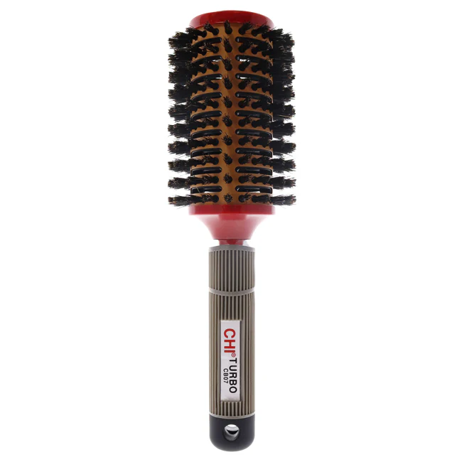 CHI Turbo Ceramic Round Boar Brush - CB07 Large by CHI for Unisex - 1 Pc Hair Brush - Olabens