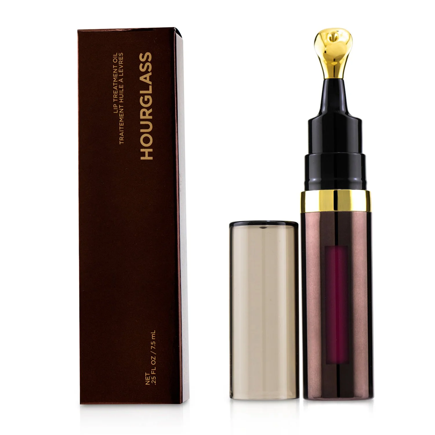 HourGlass No.28 Lip Treatment Oil - # Nocturnal (Deep Berry)  7.5ml/0.25oz - Olabens