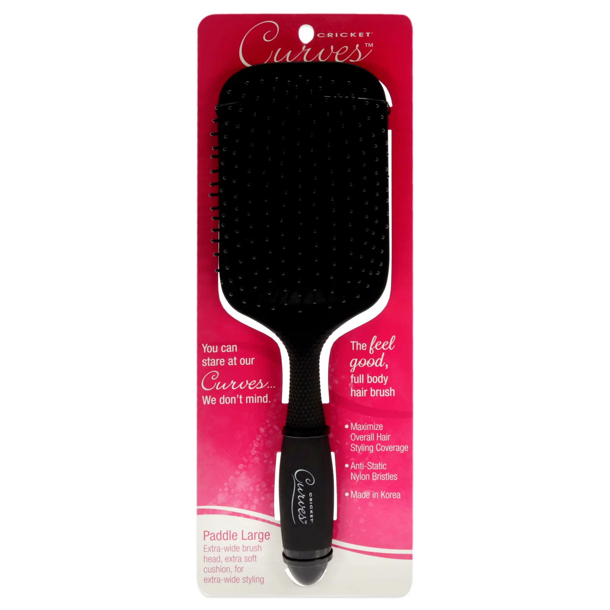 Curves Paddle - Large by Cricket for Unisex - 1 Pc Hair Brush - Olabens