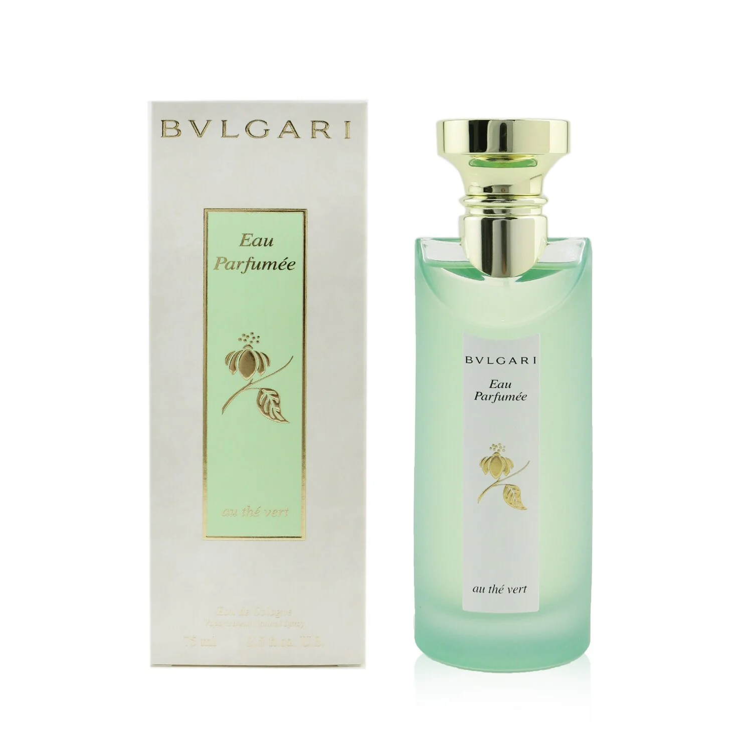 Bvlgari Eau Parfumee Au The Vert Eau De Cologne Spray  75ml/2.5oz - Olabens