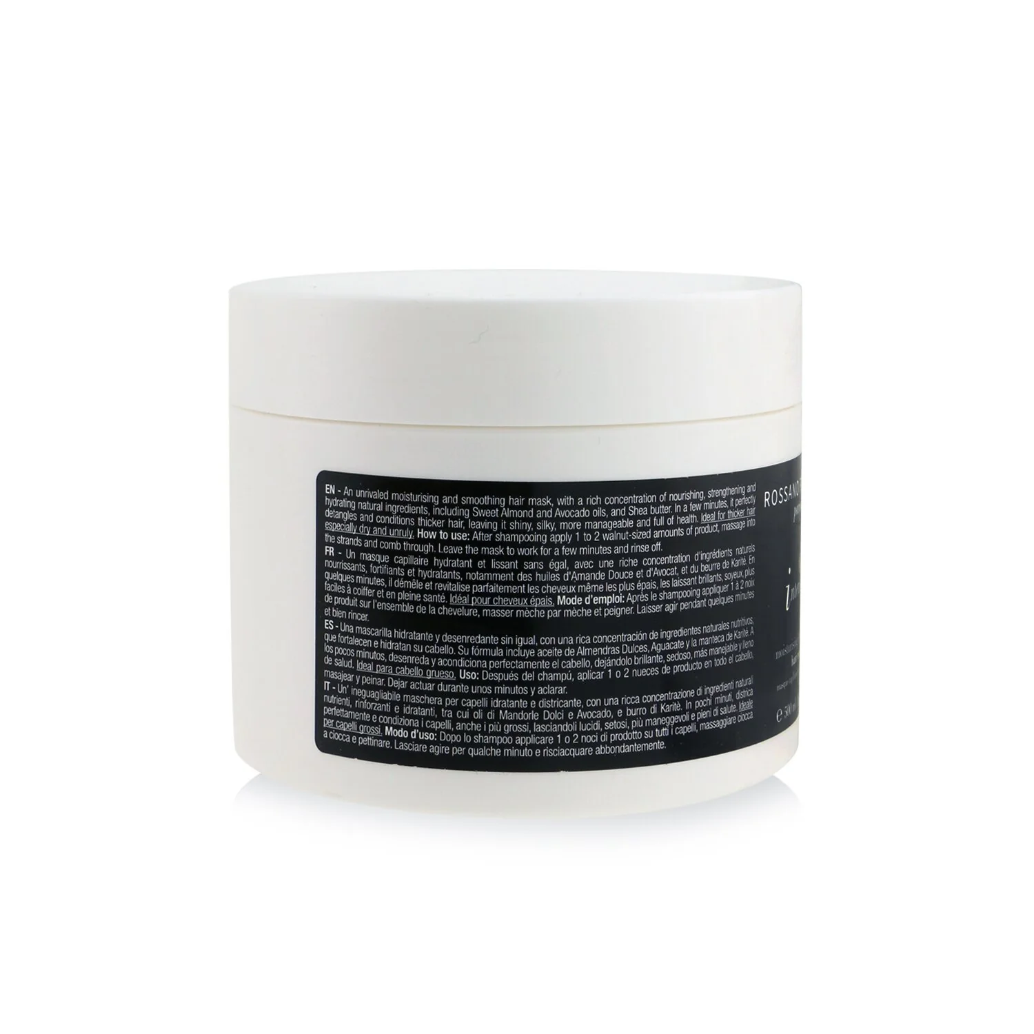 Rossano Ferretti Parma Intenso 03.2 Moisturising & Smoothing Hair Mask (Salon Product)  500ml/16.9oz - Olabens