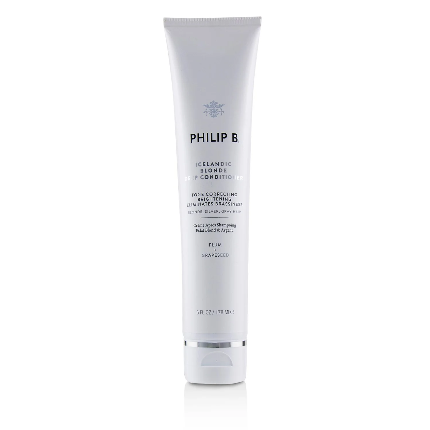 Philip B Icelandic Blonde Deep Conditioner (Tone Correcting Brightening Eliminates Brassiness - Blonde, Gray, Silver Hair)  947ml/32oz - Olabens