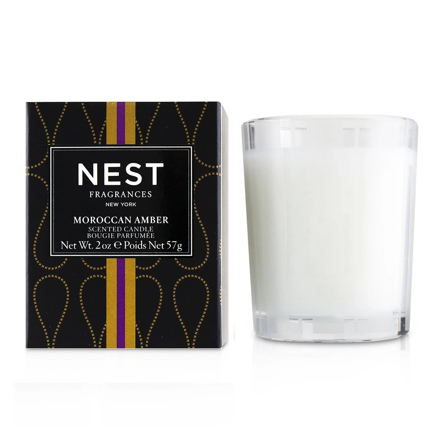 Nest Scented Candle - Moroccan Amber  57g/2oz - Olabens