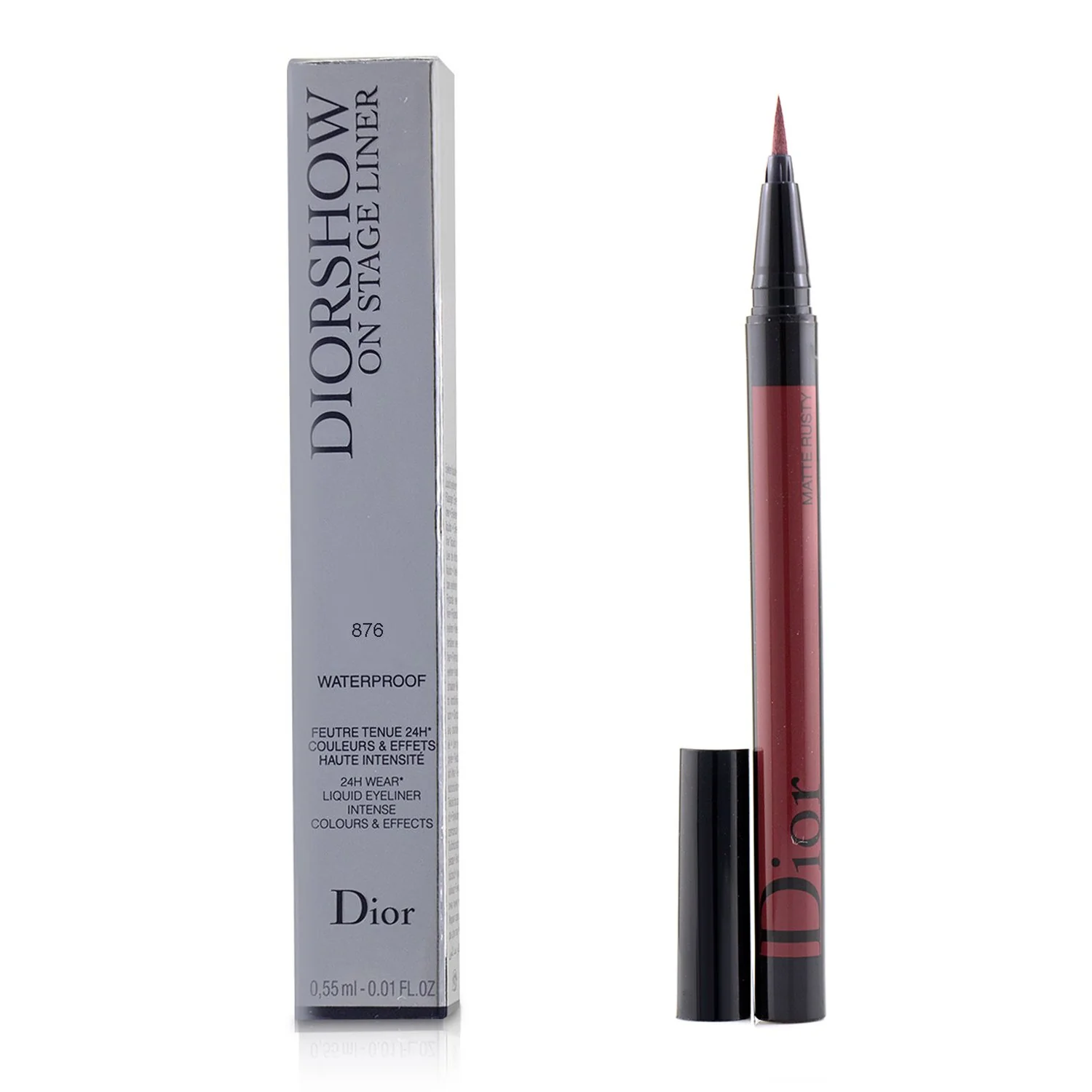 Christian Dior Diorshow On Stage Liner Waterproof - # 876 Matte Rusty  0.55ml/0.01oz - Olabens