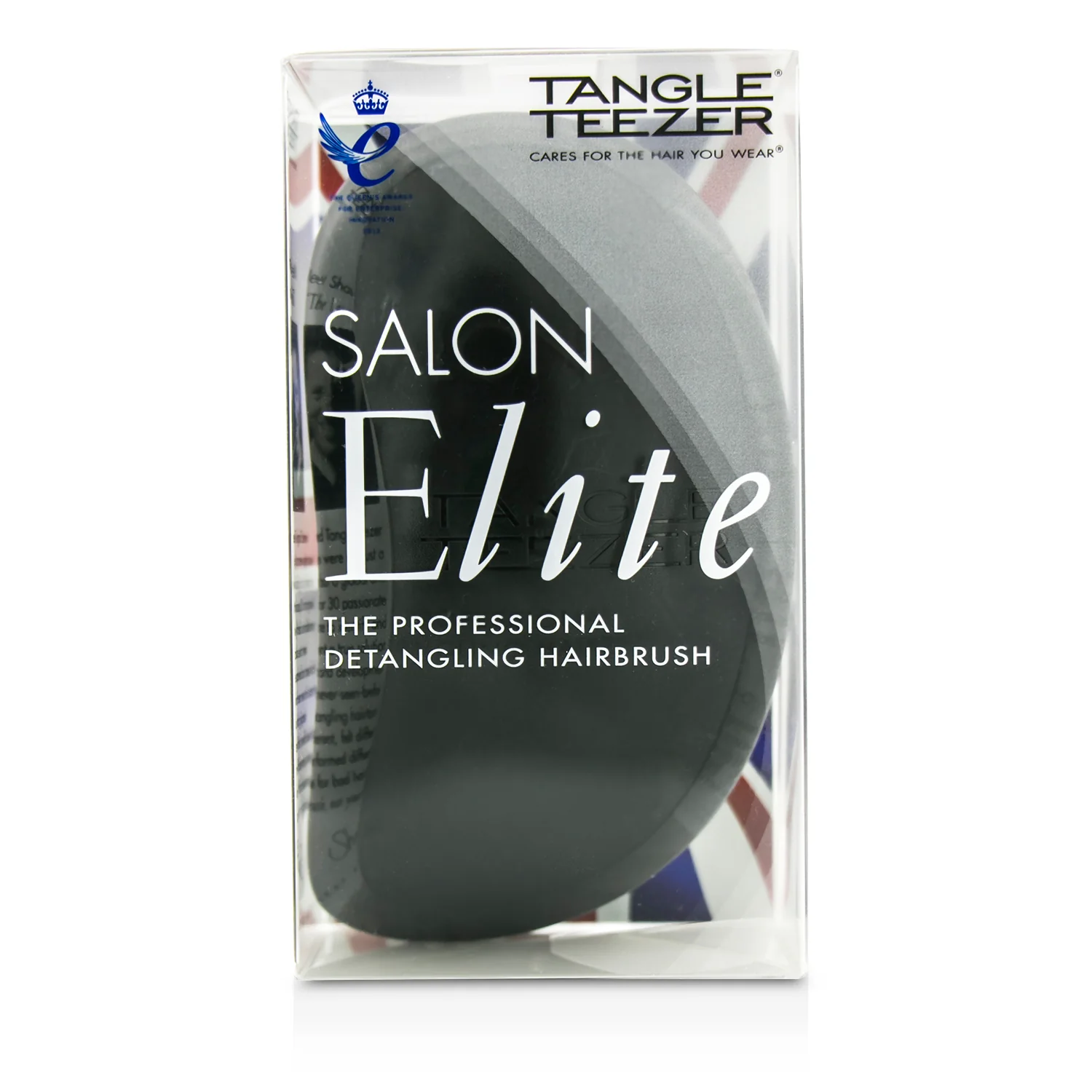 Tangle Teezer Salon Elite Professional Detangling Hair Brush - Midnight Black (For Wet & Dry Hair)  1pc - Olabens