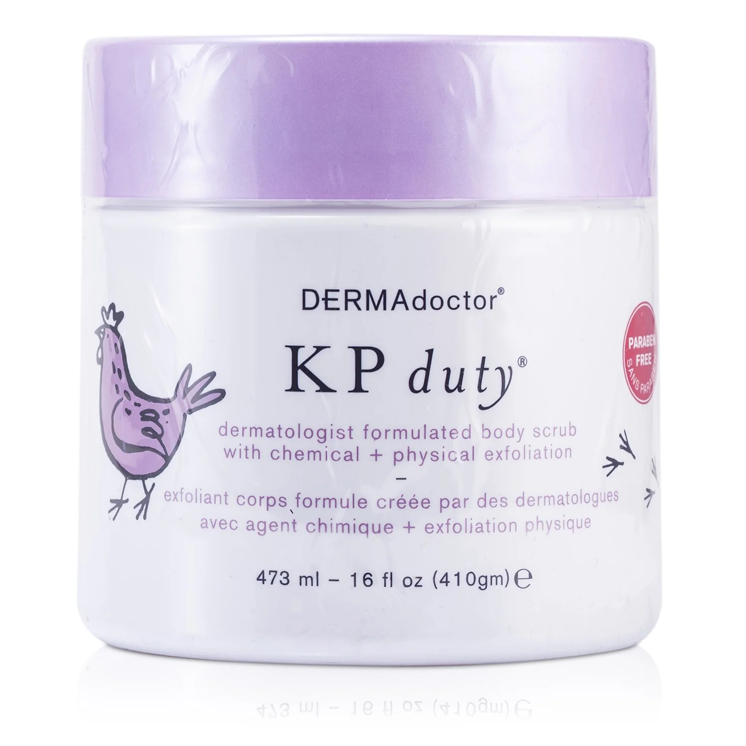 DERMAdoctor KP Duty Dermatologist Formulated Body Scrub  473ml/16oz - Olabens