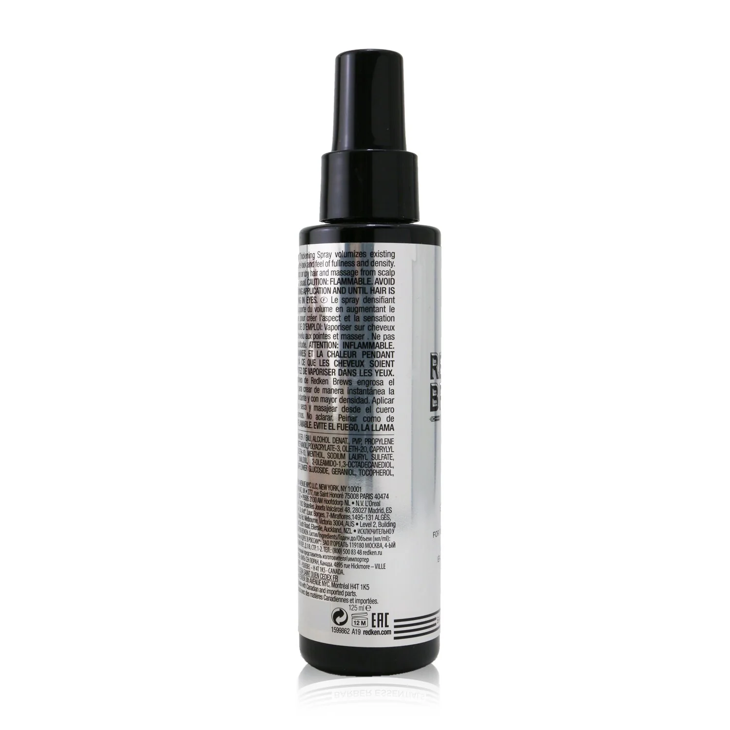 Redken Brews Instant Thickening Spray (For Thicker, Fuller-Looking Hair , Instantly)  125ml/4.2oz - Olabens