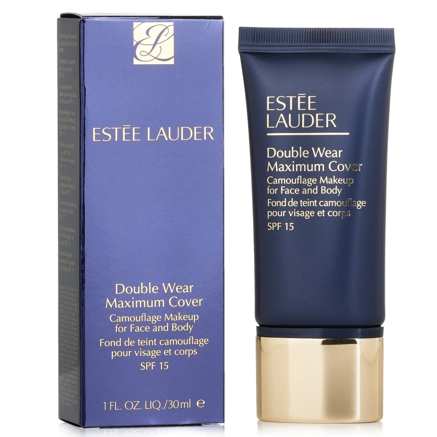 Estee Lauder Double Wear Maximum Cover Camouflage Make Up (Face & Body) SPF15 - #03/1N3 Creamy Vanilla  30ml/1oz - Olabens