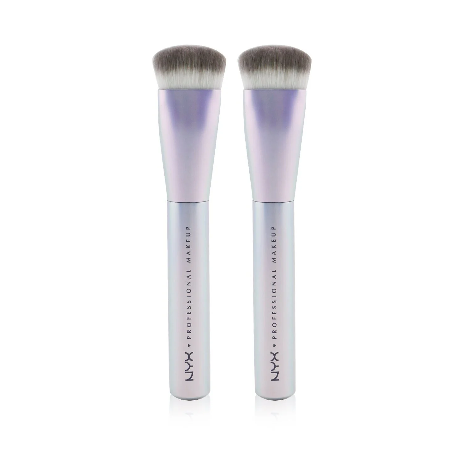 NYX Holographic Halo Sculpting Buffing Brush Duo Pack  2pcs - Olabens