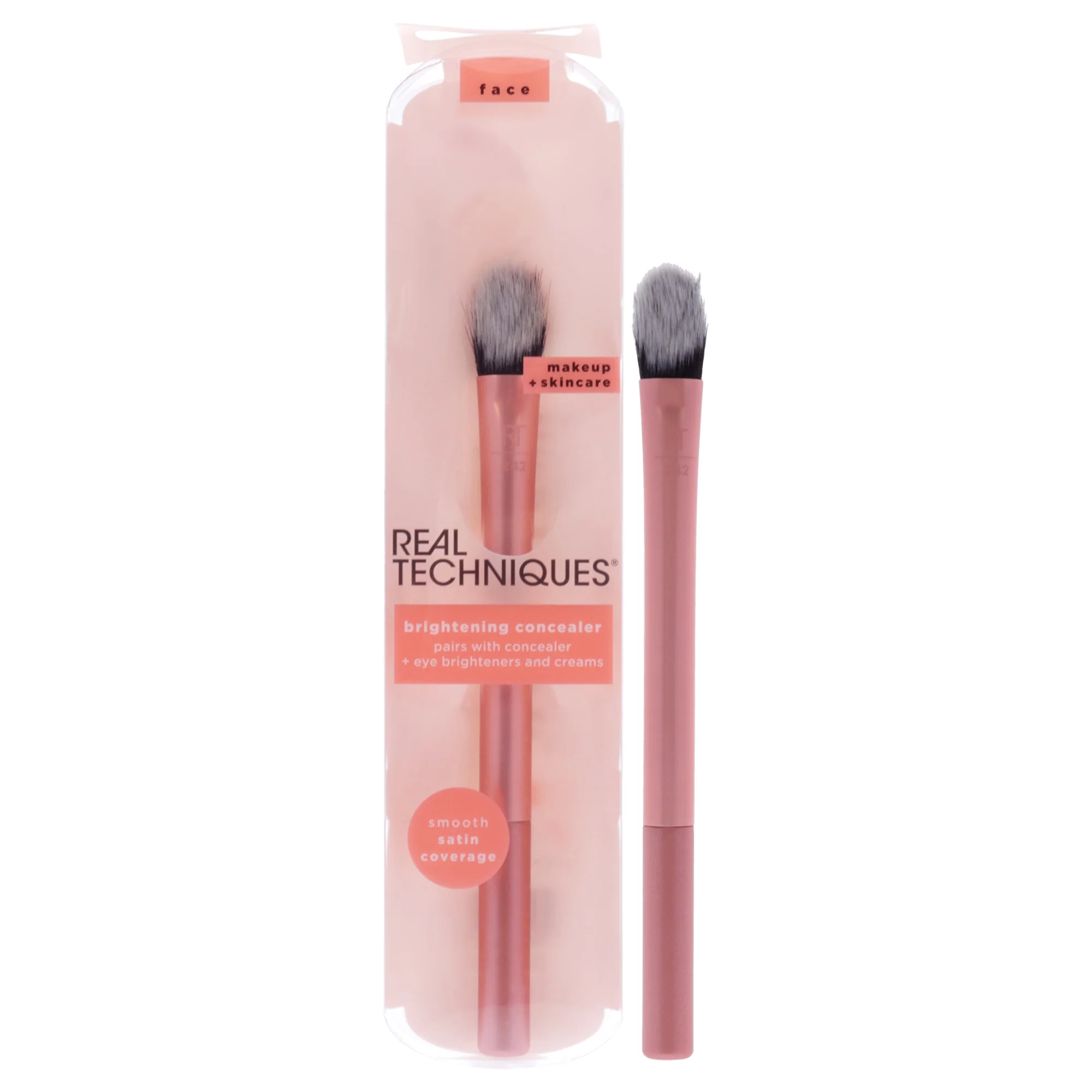 Brightening Concealer Plus Eye Brighteners and Cream - 242 by Real Techniques for Women - 1 Pc Brush - Olabens