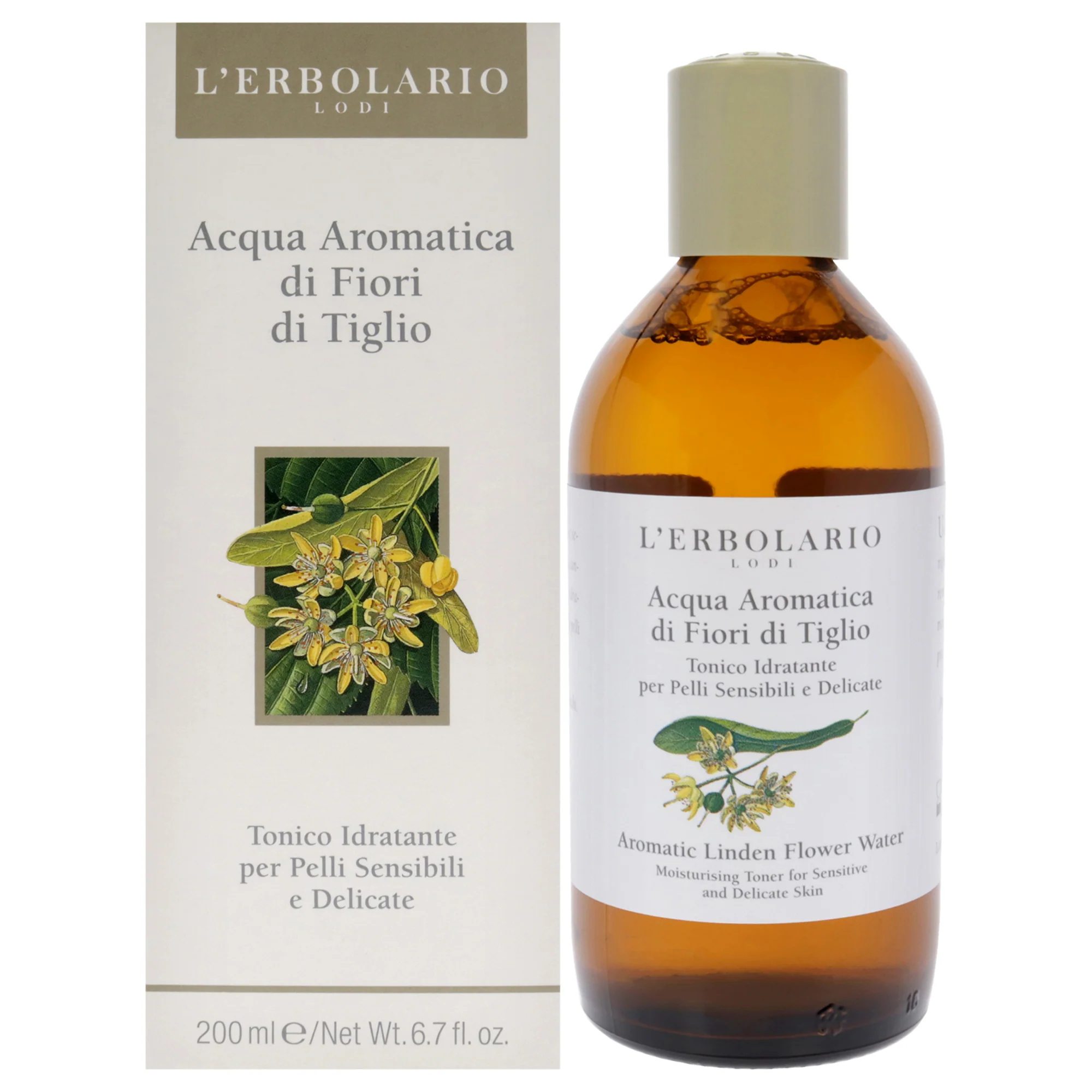 Aromatic Water - Linden Flower by LErbolario for Women - 6.7 oz Toner - Olabens