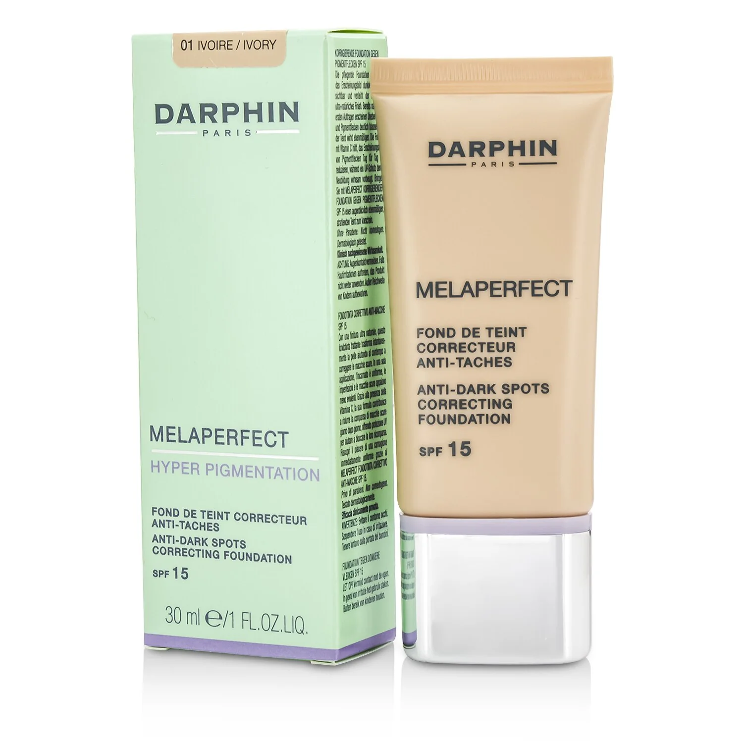 Darphin Melaperfect Anti Dark Spots Correcting Foundation SPF15 - #02 Beige  30ml/1oz - Olabens