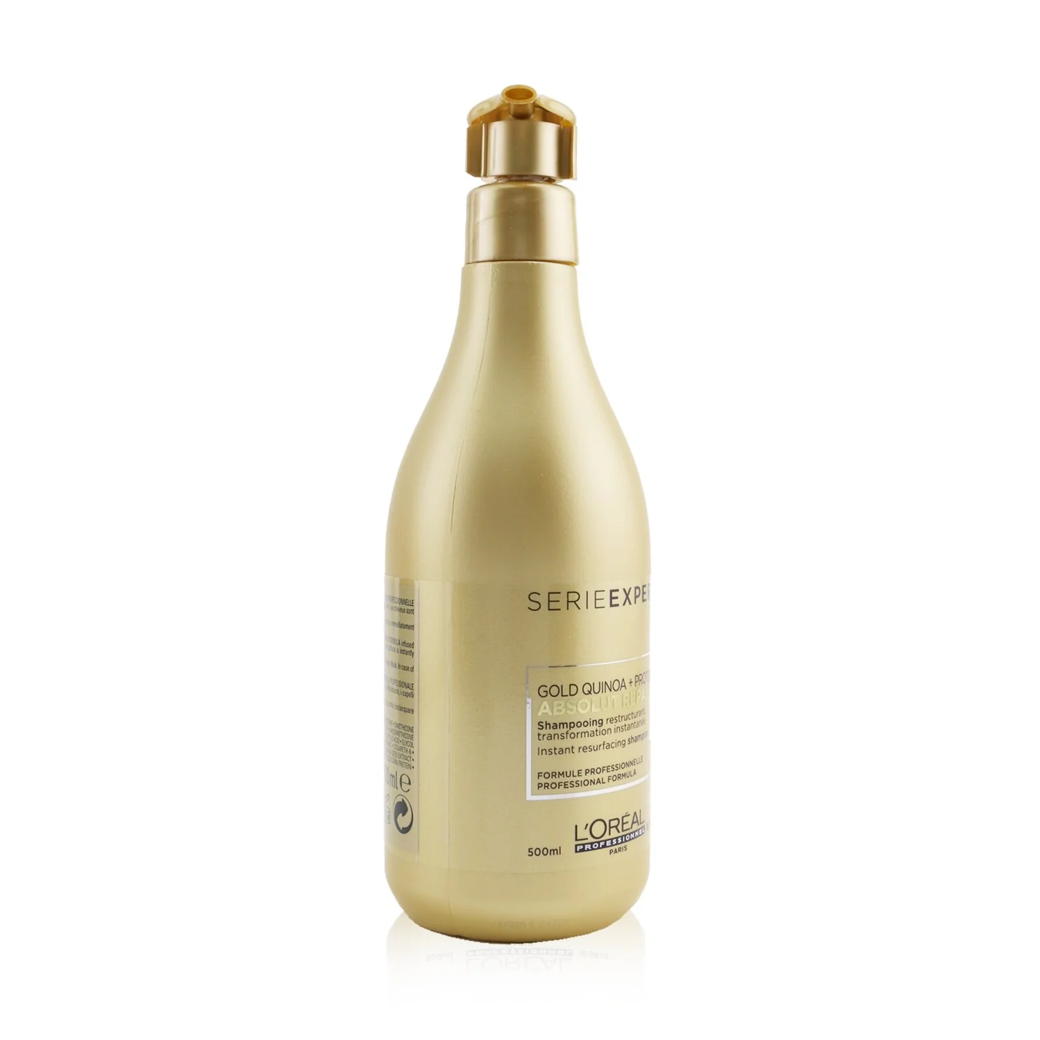 L'Oreal Professionnel Serie Expert - Absolut Repair Gold Quinoa + Protein Instant Resurfacing Shampoo  500ml/16.9oz - Olabens