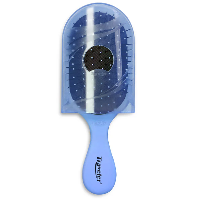 NuWay 4Hair Dual Patented Traveler Detangling Brush - Blue by NuWay 4Hair for Unisex - 1 Pc Hair Brush - Olabens