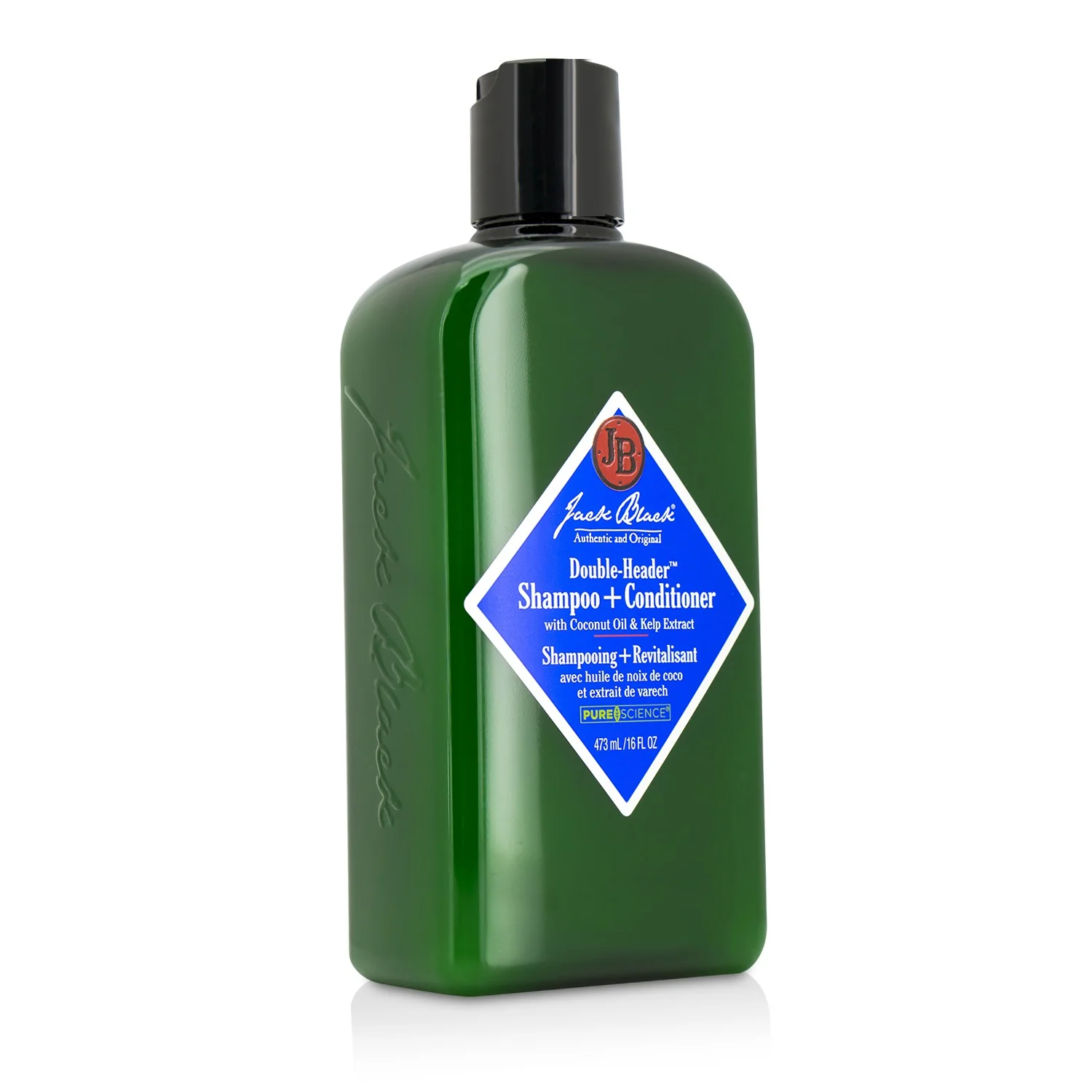 Jack Black Double-Header Shampoo + Conditioner  473ml/16oz - Olabens