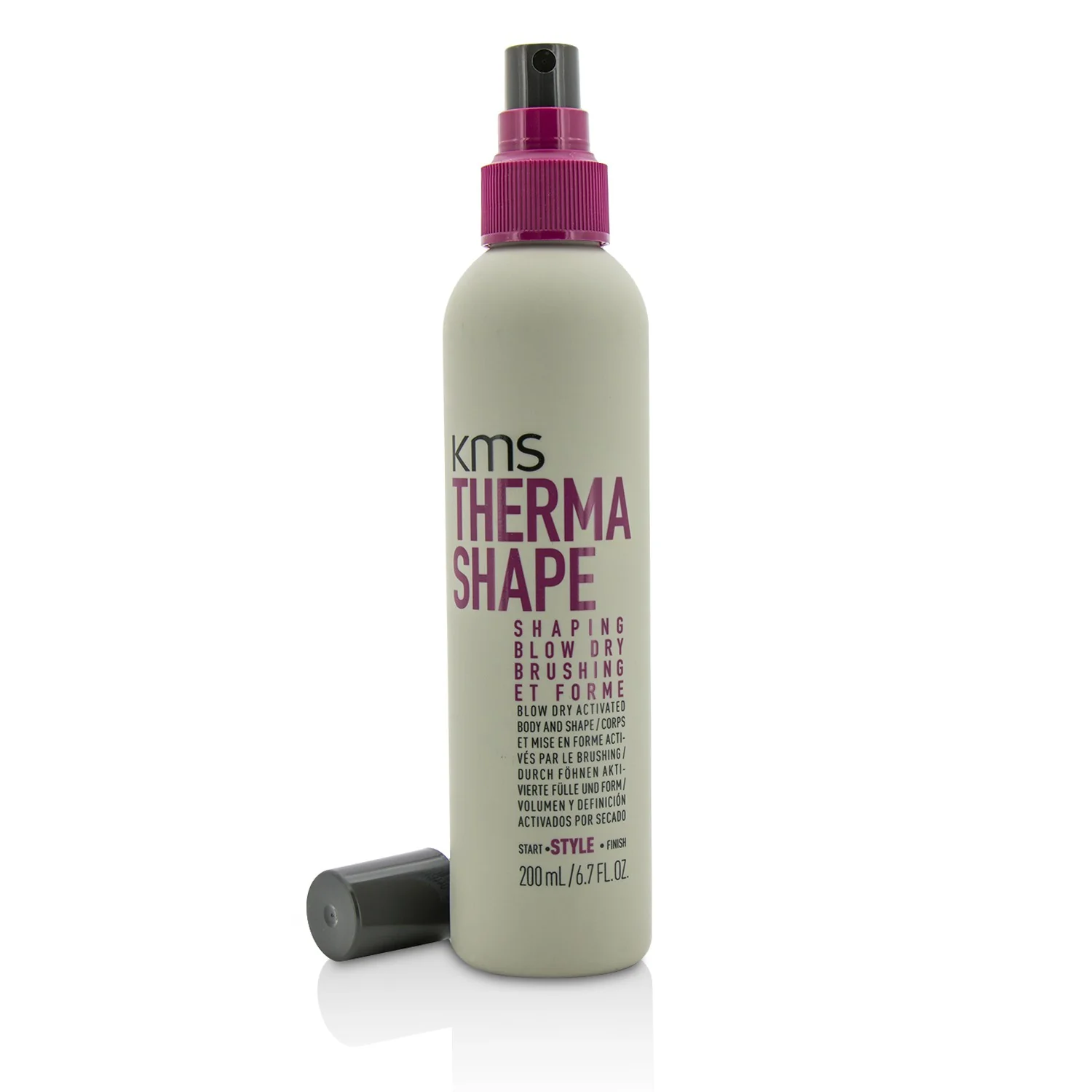 KMS California Therma Shape Shaping Blow Dry Brushing (Blow Dry Activated Body and Shape)  200ml/6.7oz - Olabens