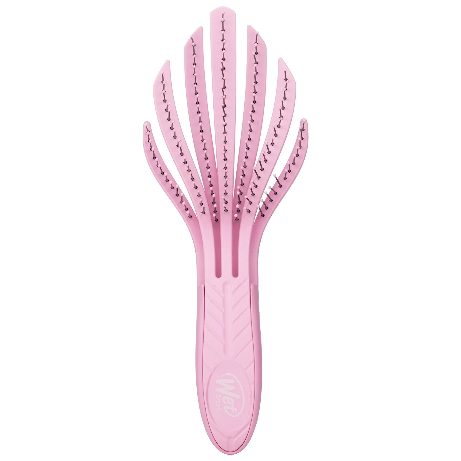 Wet Brush Go Green Curly Detangling Hair Brush - # Pink  1pcs - Olabens
