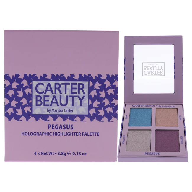 Carter Beauty Holographic Highlighter Palette - Pegasus by Carter Beauty for Women - 0.52 oz Highlighter - Olabens