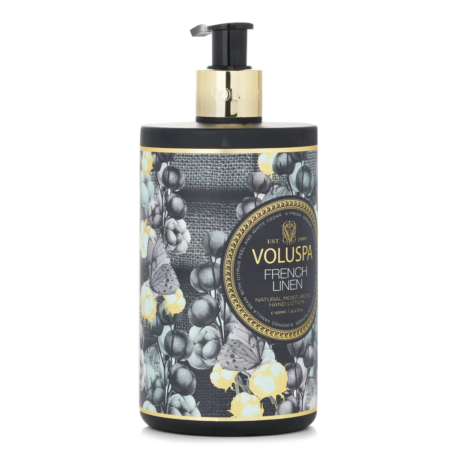 Voluspa French Linen Natural Moisturizing Hand Lotion  450ml/15.2oz - Olabens