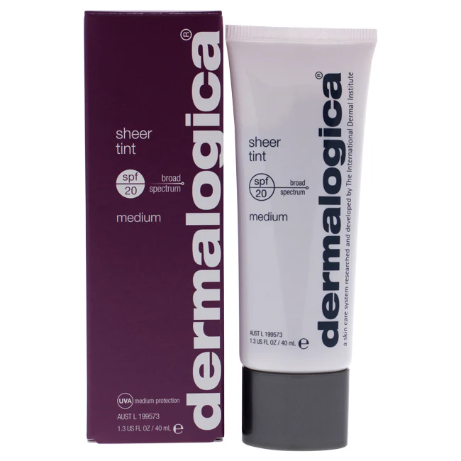 Dermalogica Sheer Tint Moisturizer SPF 20 - Medium by Dermalogica for Unisex - 1.3 oz Moisturizer - Olabens