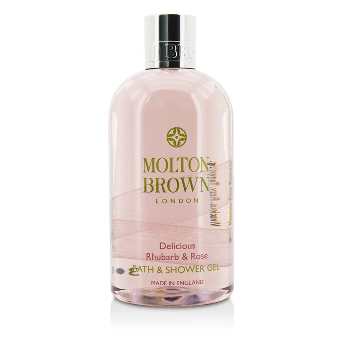 Molton Brown Delicious Rhubarb & Rose Bath & Shower Gel 300ml/10oz - Olabens