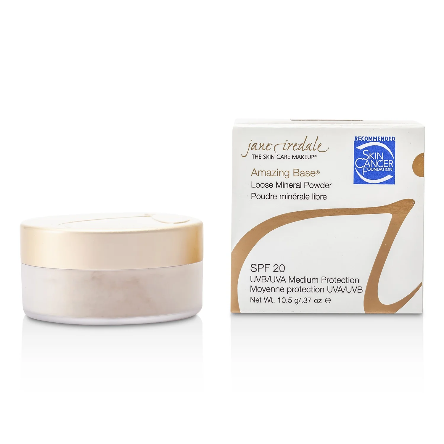 Jane Iredale Amazing Base Loose Mineral Powder SPF 20 - Bisque  10.5g/0.37oz - Olabens