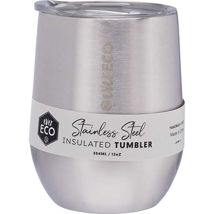 Ever Eco Insulated Tumbler Brushed Stainless 354ml - Olabens