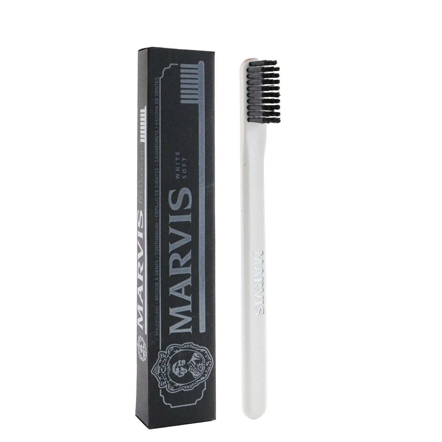 Marvis White Soft Toothbrush  1pc - Olabens