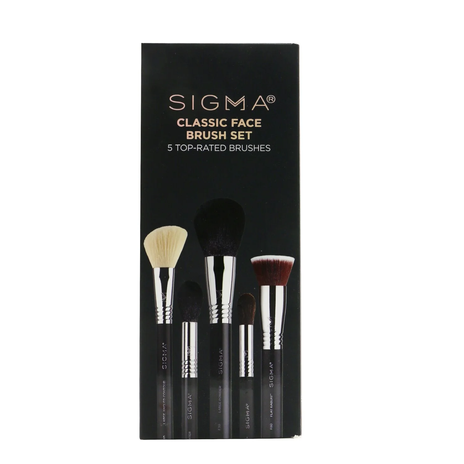 Sigma Beauty Classic Face Brush Set (5x Brush)  5pcs - Olabens