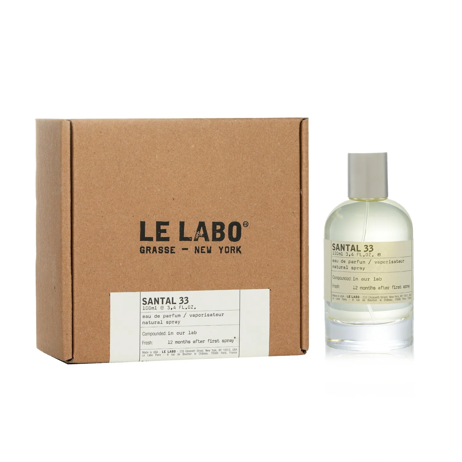Le Labo Santal 33 Eau De Parfum Spray  100ml/3.4oz - Olabens