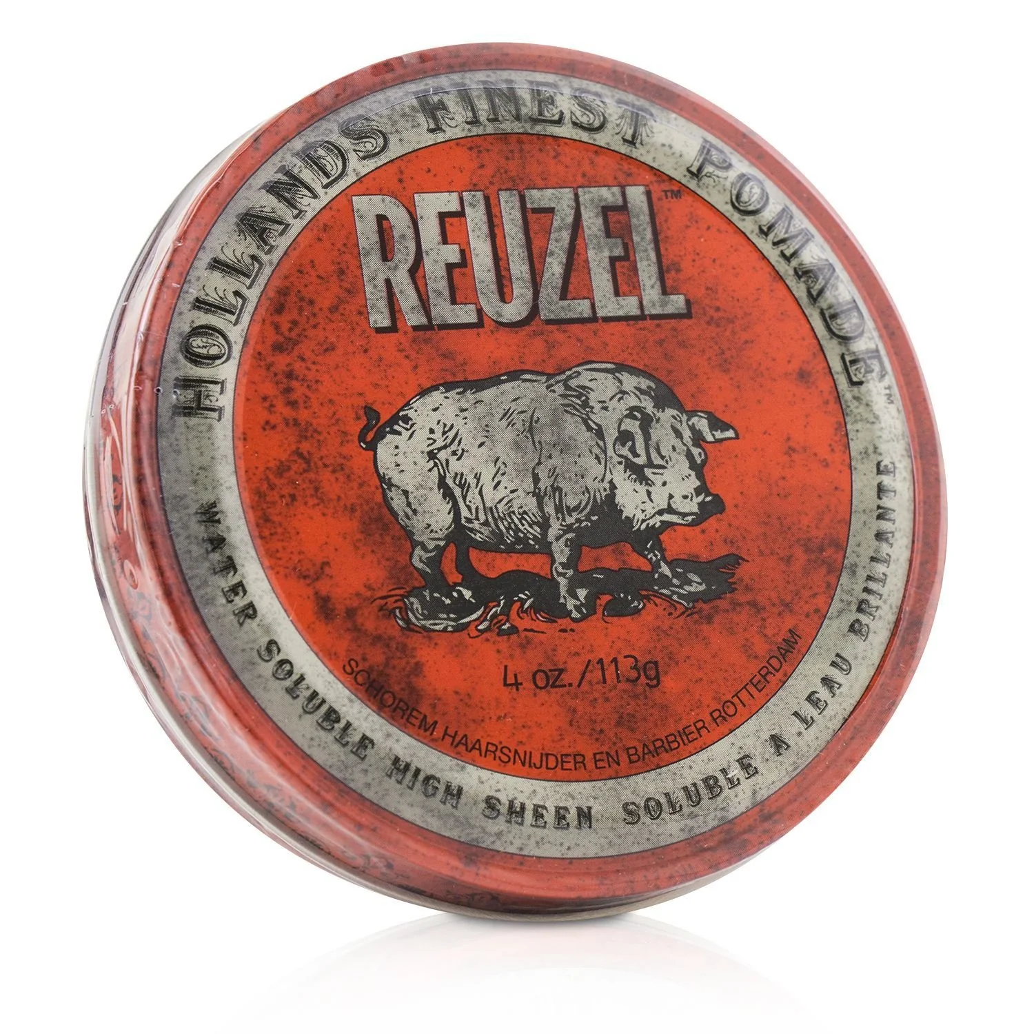 Reuzel Red Pomade (Water Soluble, High Sheen)  113g/4oz - Olabens