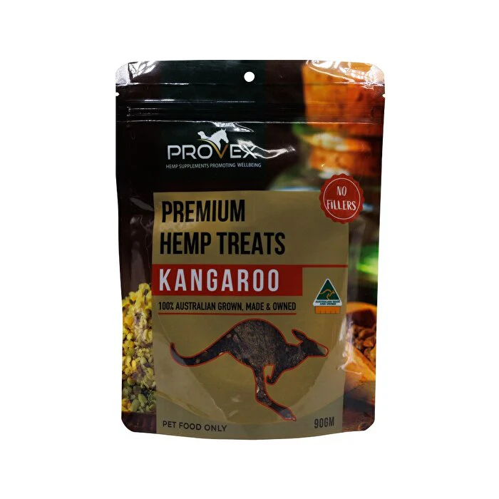 Provex Premium Hemp Treats Kangaroo (for Pets) 90g - Olabens