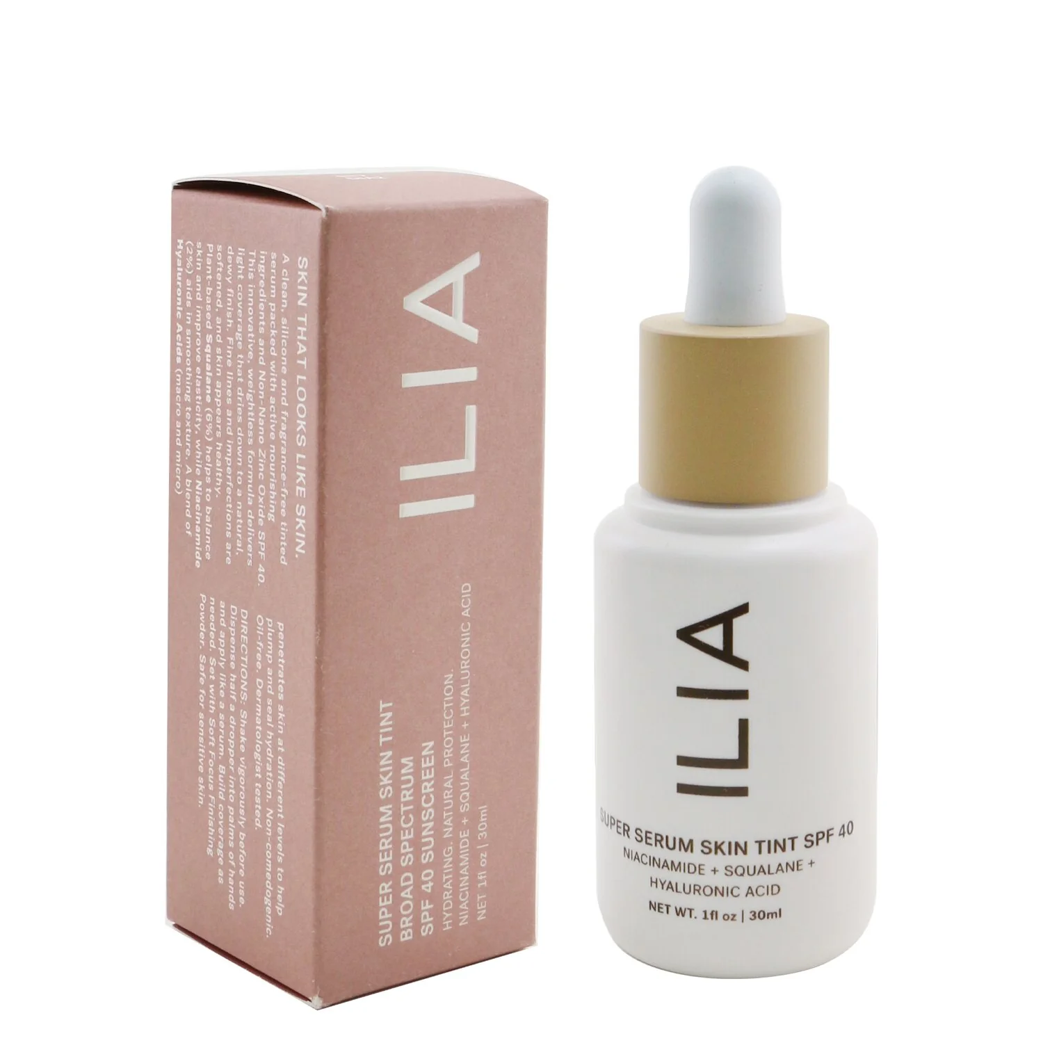ILIA Super Serum Skin Tint SPF 40 - # ST3 Balos (Very Light With Neutral Cool Undertones)  30ml/1oz - Olabens