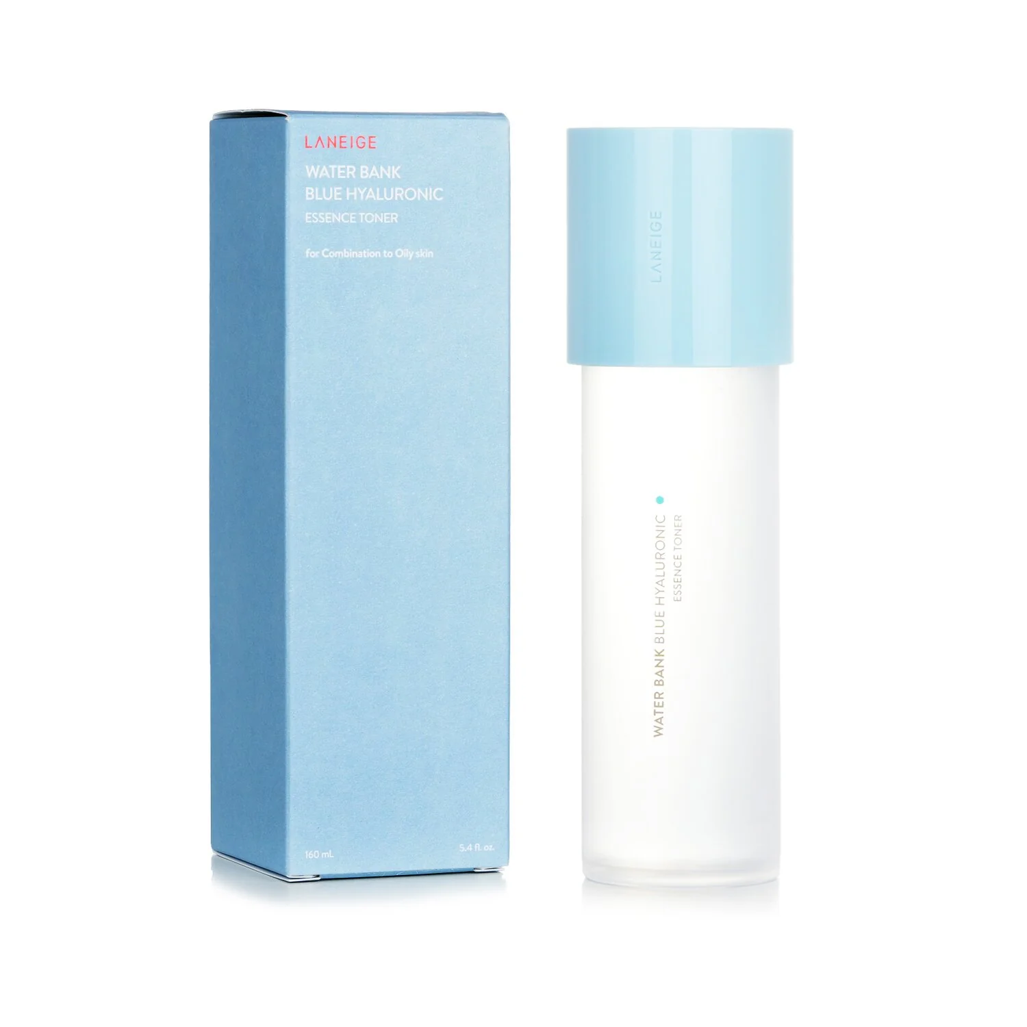 Laneige Water Bank Blue Hyaluronic Essence Toner (For Combination To Oily Skin)  160ml/5.4oz - Olabens