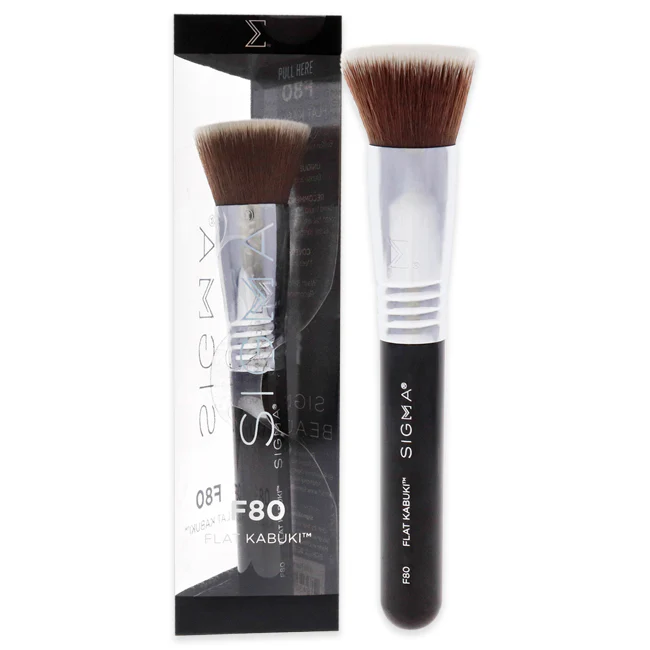 Flat Kabuki Brush - F80 by SIGMA for Women - 1 Pc Brush - Olabens