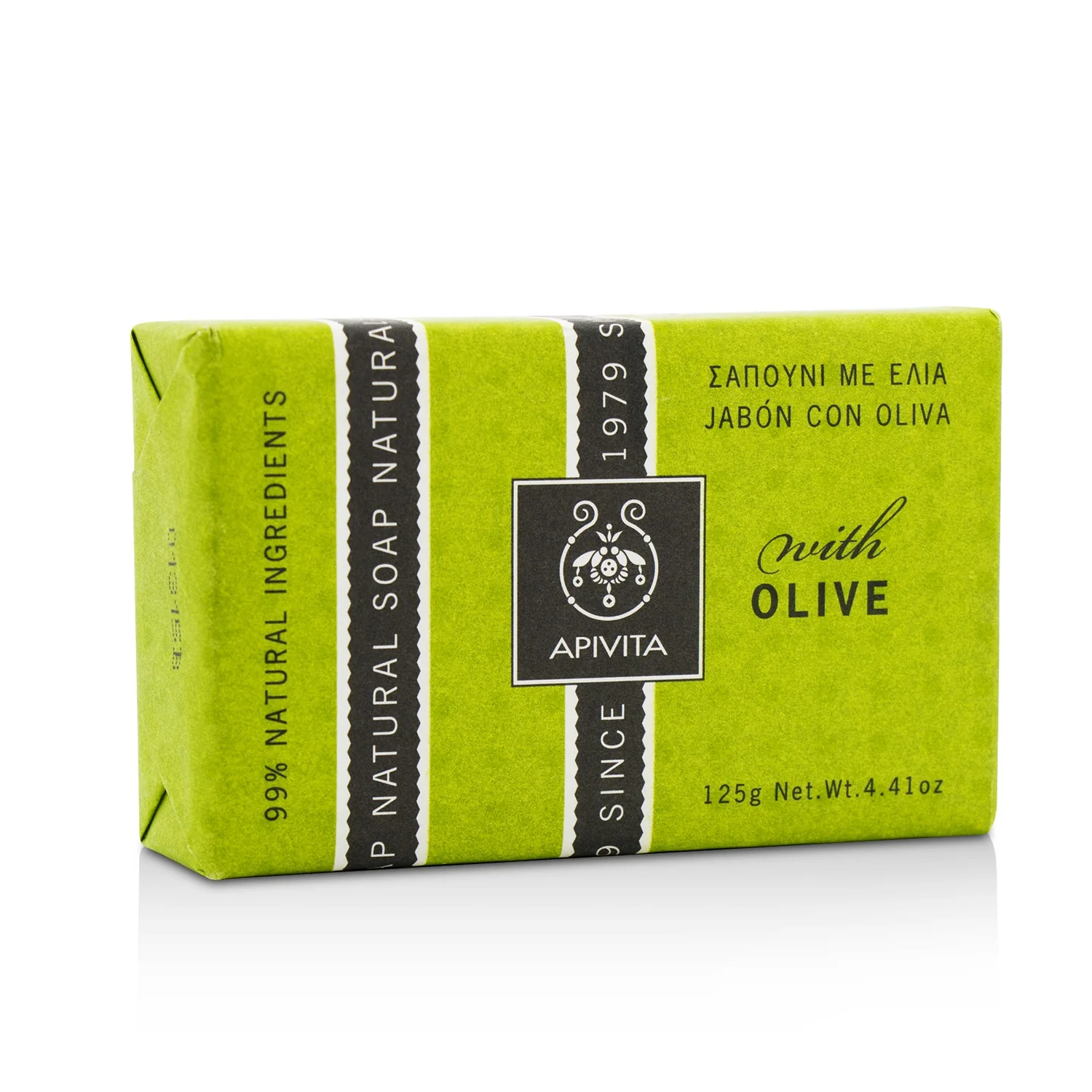 Apivita Natural Soap With Olive  125g/4.41oz - Olabens