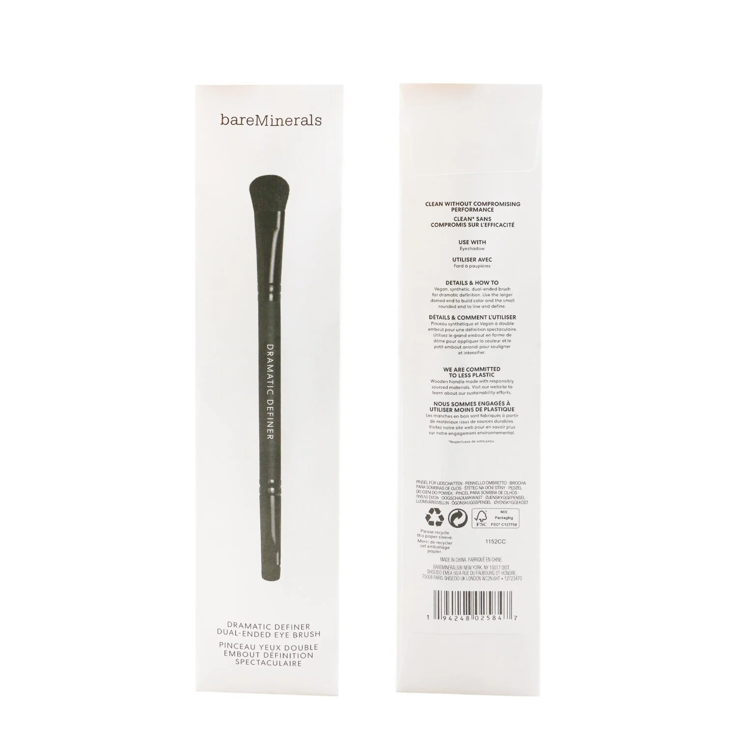 BareMinerals Dramatic Definer Dual Ended Eye Brush - Olabens