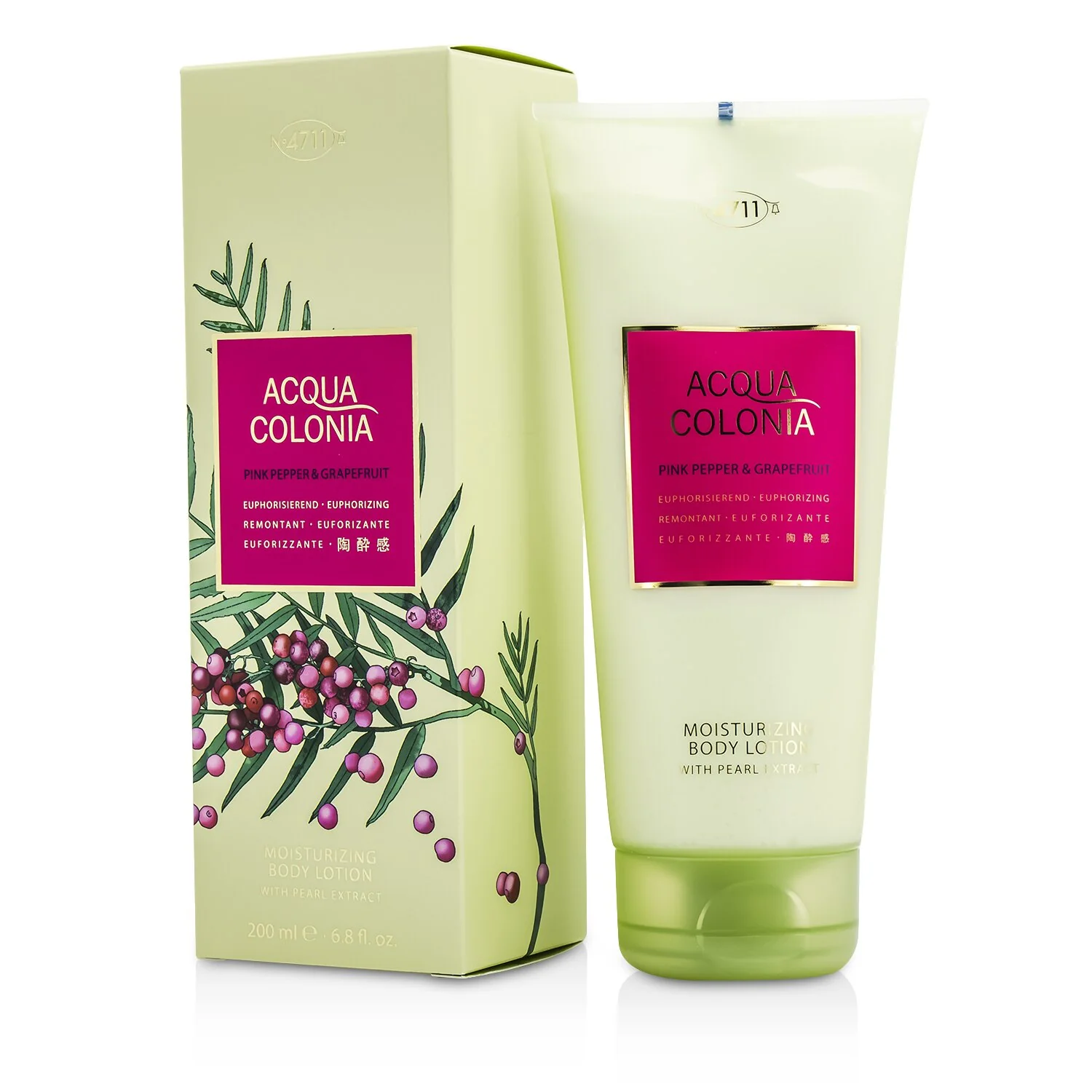 4711 Acqua Colonia Pink Pepper & Grapefruit Moisturizing Body Lotion  200ml/6.8oz - Olabens