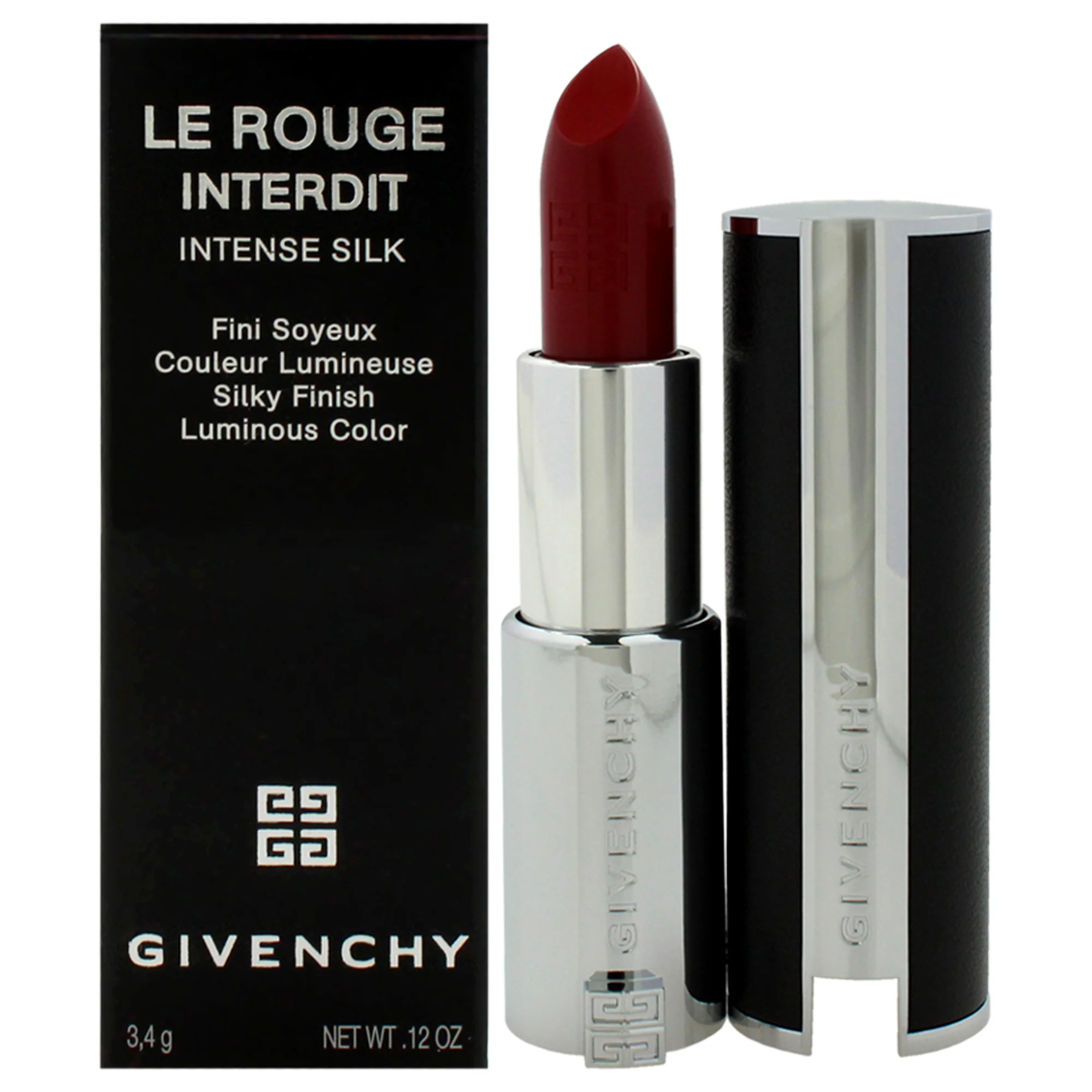 Givenchy Le Rouge Interdit Intense Silk Lipstick - 307 Grenet Initie by Givenchy for Women - 0.12 oz Lipstick (Refillable) - Olabens